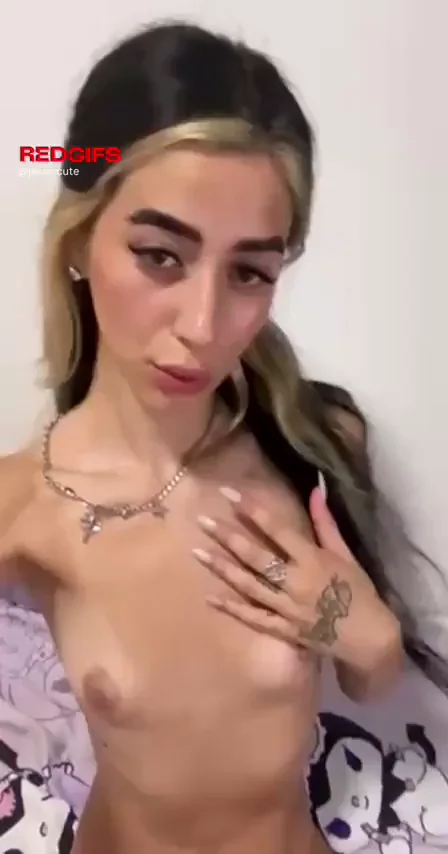 Born to Bounce: Latina Teen's Perky Tits Tease