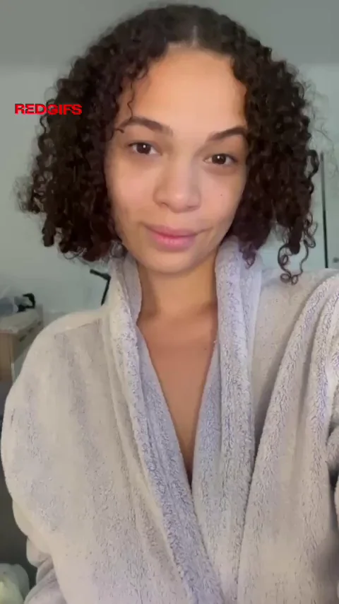 Oops, Dropped My Robe! 🍫🍈 Massive Ebony Tits Tease 💦