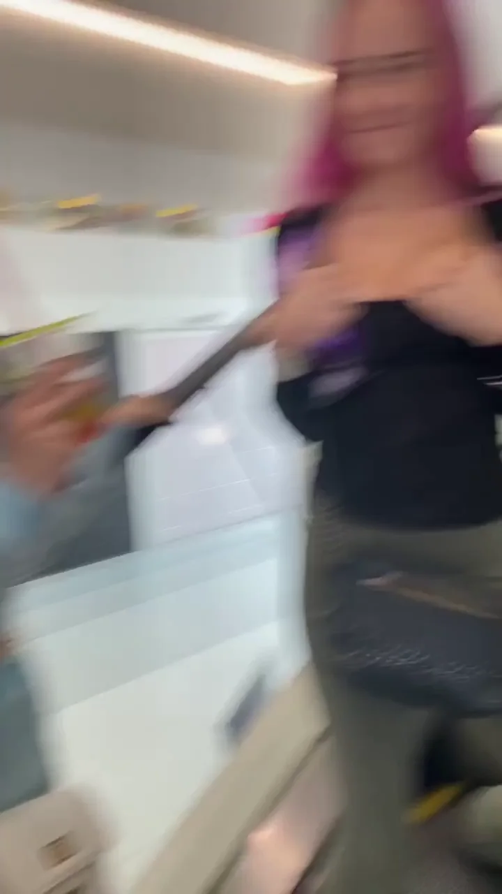 Always putting on a show at the mall