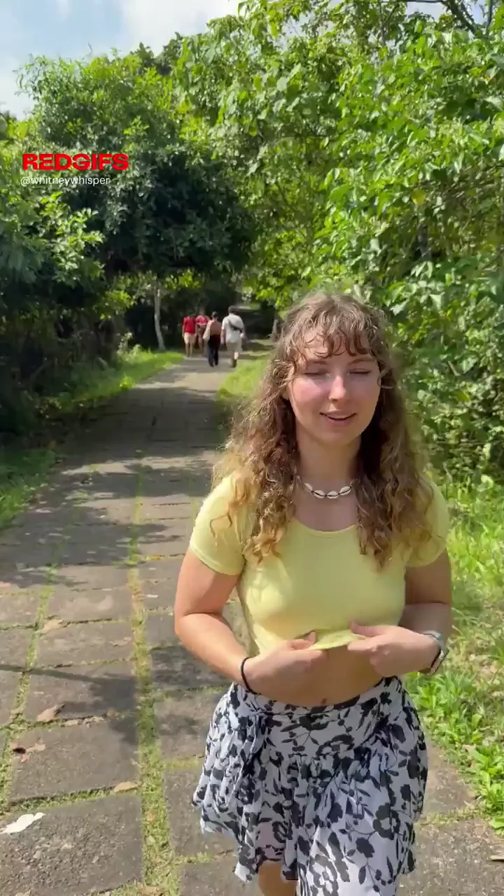 Petite Tease Flashes Tits in Park: 'Think They Saw Me?'