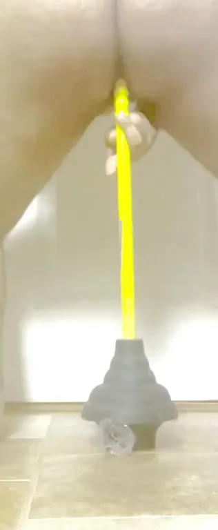 Using the plunger for anal