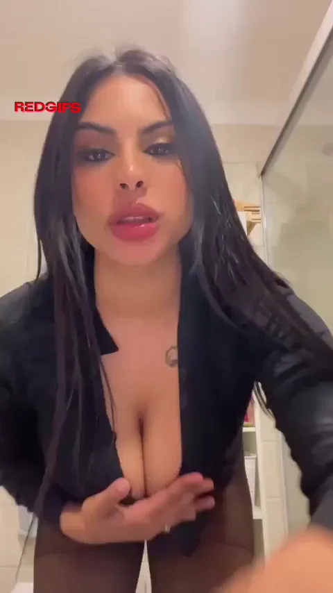 Epic Titty Drop Reveal from Busty Latina Slut