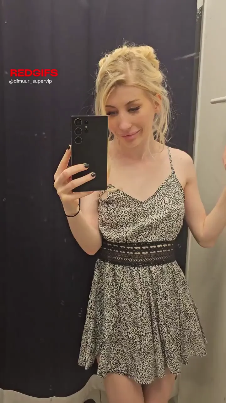 I adore making videos my tits beautifully in the changing room