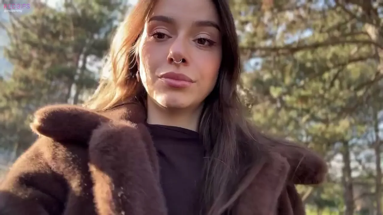 🩲 Naughty Teen Flashes Juicy Tits in Public Woods? 😈