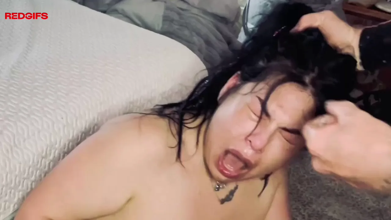 Submissive Wasian Slut Takes Rough BWC Facefuck & Slaps 💦👋🍆