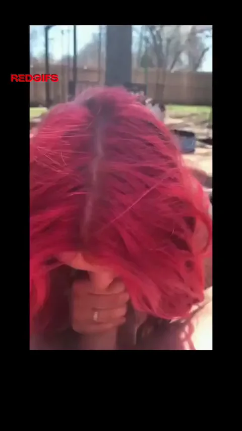 Surprised him with a backyard blowjob and the neighbors loved it!