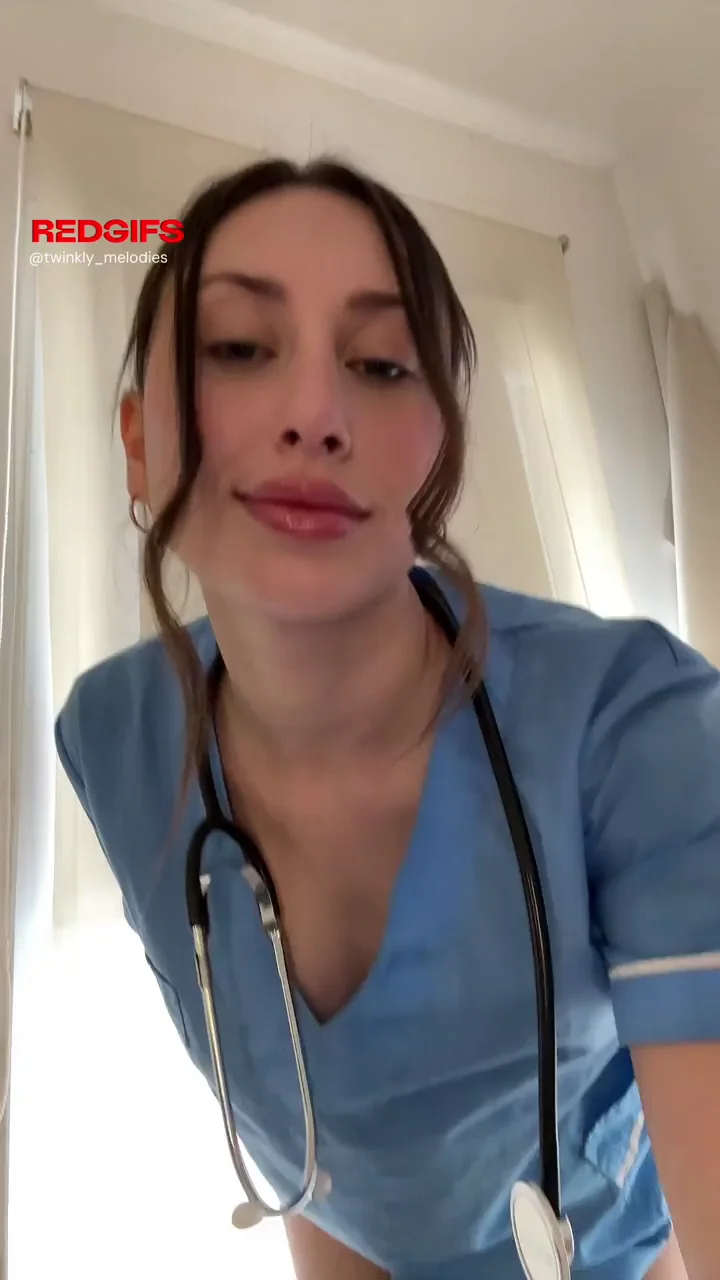 🔥 Scrubs Off or Pushed Aside? Naughty Nurse Teases Her Juicy Tits & Ass 🍑💦