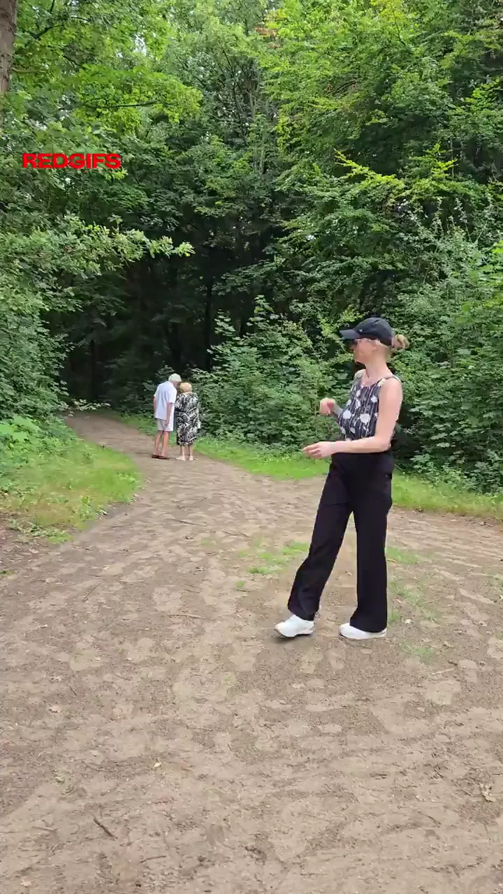 Park Flasher Slut Day 9: Massive Tits Out in Public