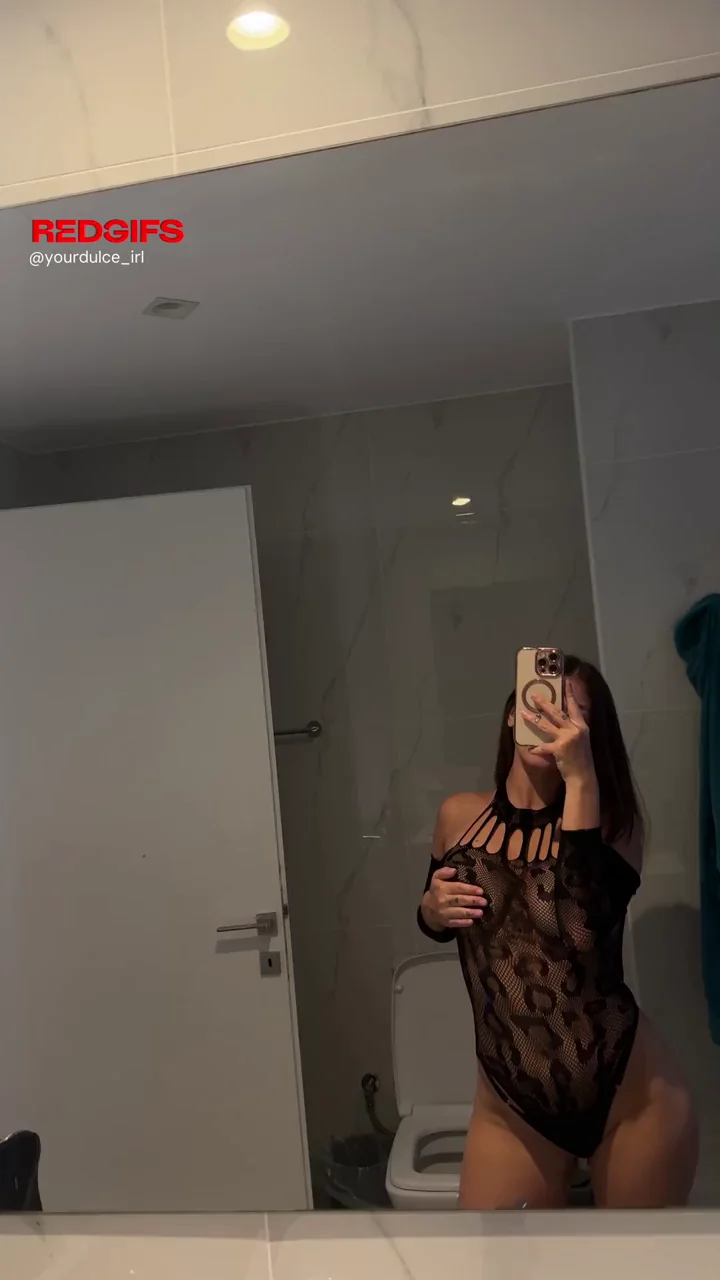 Latina Babe in Lace Teasing: Wanna Breed This Juicy Ass?