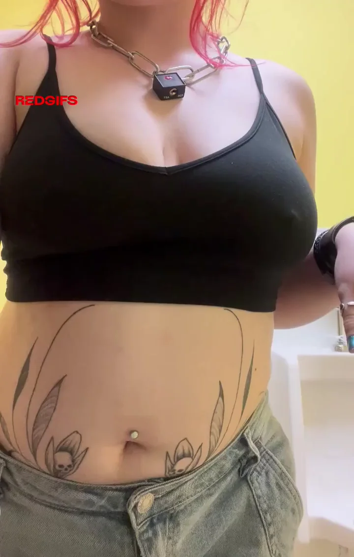 Enjoy a pierced titty drop