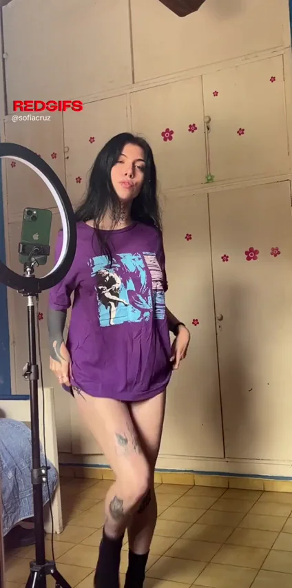 Inked Teen Stripper Flaunts Pierced Tits and Juicy Ass