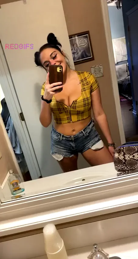 Tight shorts and space buns what more you want