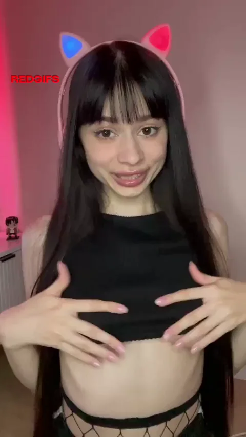 Lost the Game? Catgirl Teen Drops Her Perky Tits! 🐱🍈💦