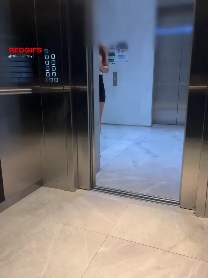Asian MILF Bent Over in Elevator, Pussy Dripping & Ready for Cock 🍑💦