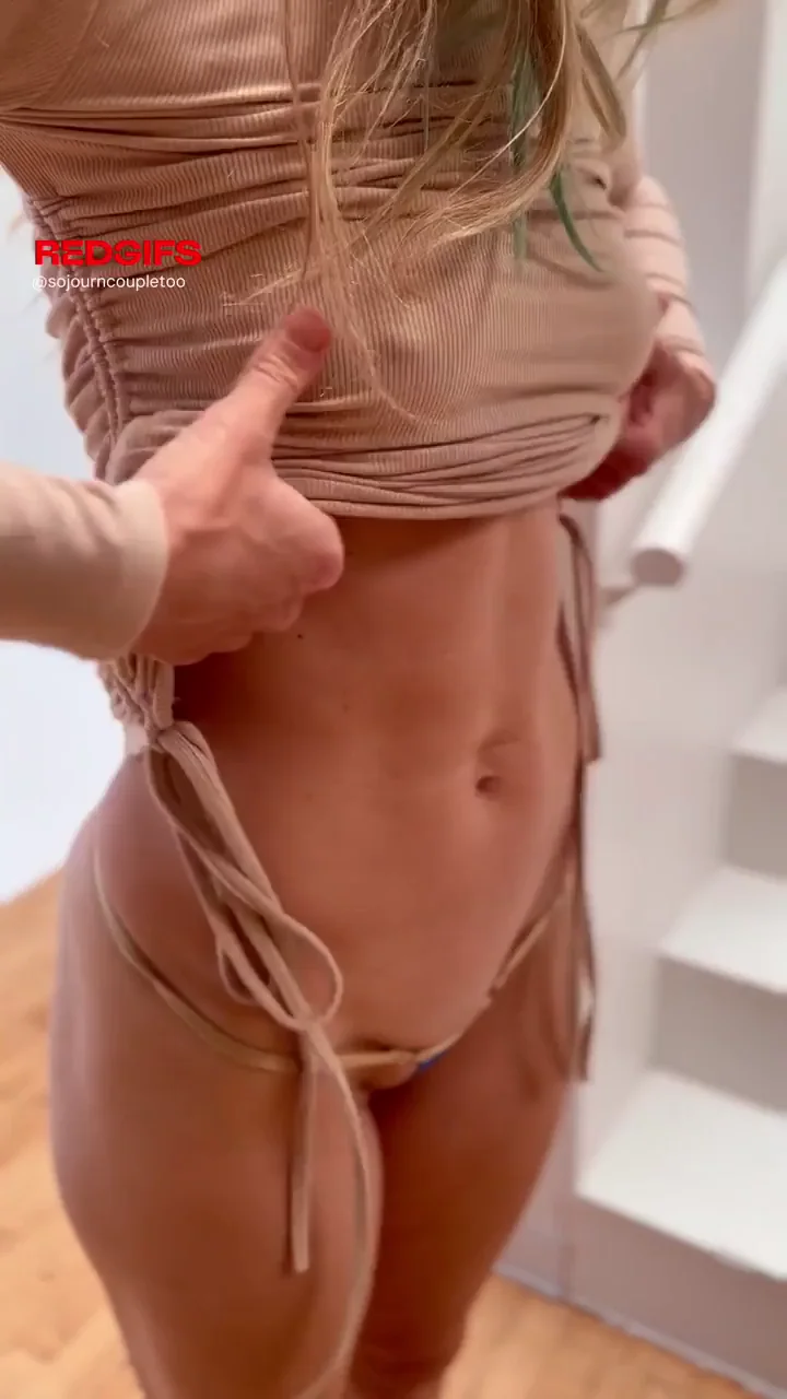 Fifth Decade MILF Shocks with Petite Body Under Dress Tease