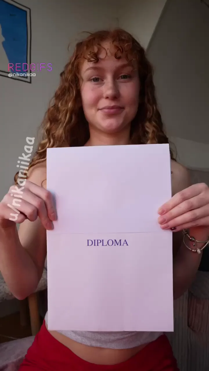 Graduated high school with straight-A’s and perky C’s