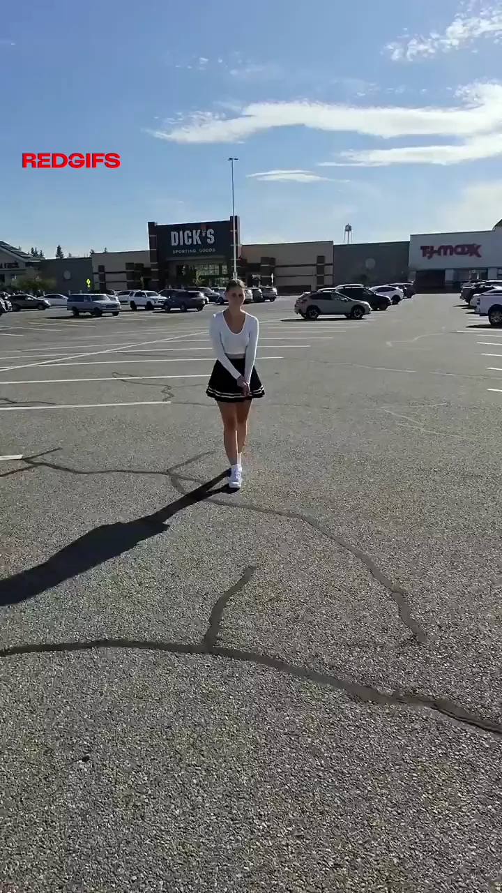 Daring Slut Goes Topless in Busy Parking Lot! 😈🔥