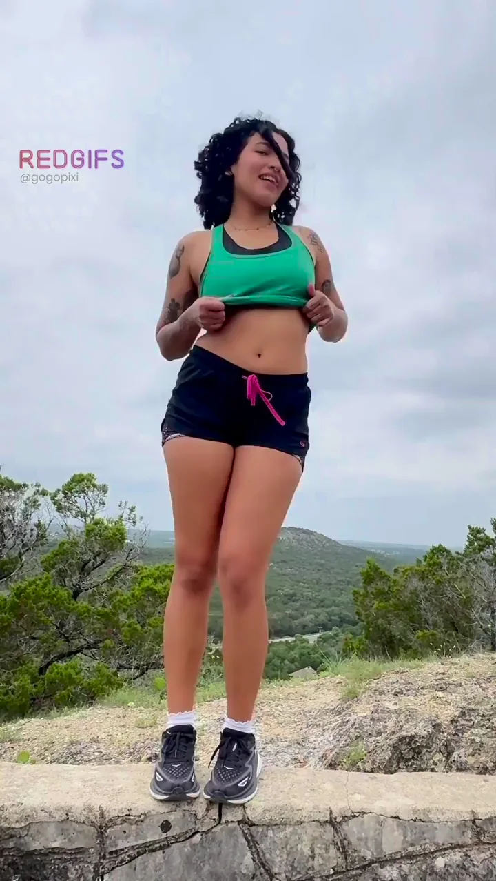 Letting the world see my titties