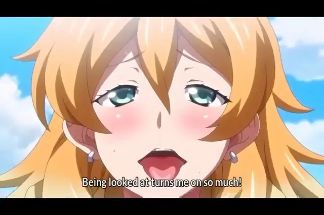 FuuZoku Gakuensai Ep1: Blonde Slut's Drooling Ahegao & Schoolgirl Tease Fest