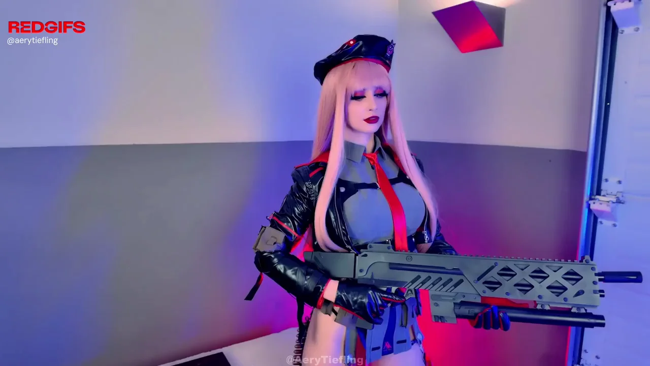 🔥 Rapi Nikke Cosplay by Aery Tiefling: Thicc Booty Tease & Gun Flex 💦