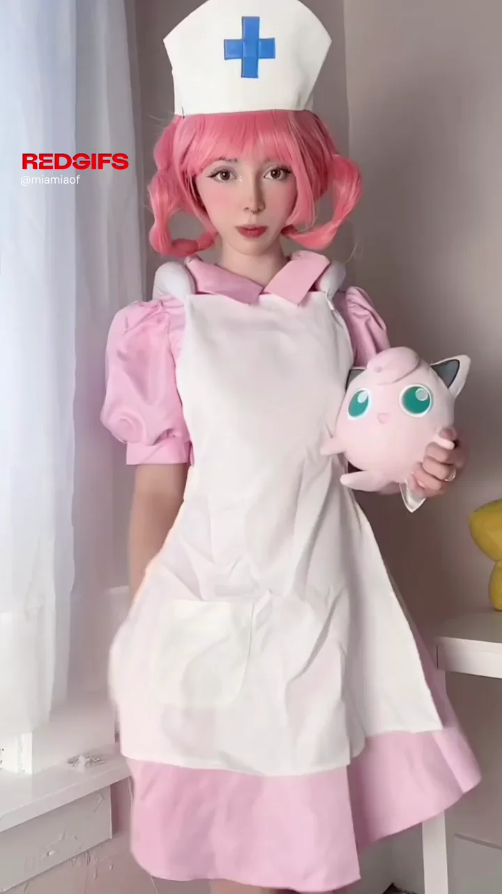 Petite Nurse Joy Cosplay Tease by Miamiaxof 💉🍑🔥