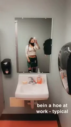 bein' a hoe at work - typical [f]