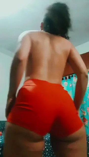 Tremendous Twerking Ass: Red Shorts Booty Quake