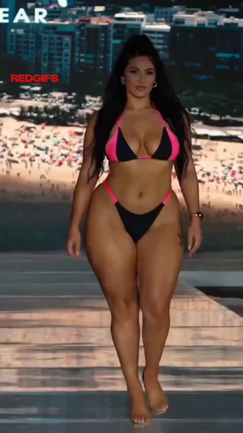 Runway model babe