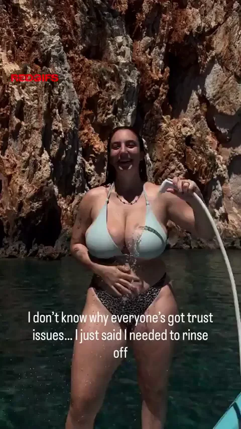 Can't Stop Staring at Her Massive Bikini Tits 👀💦