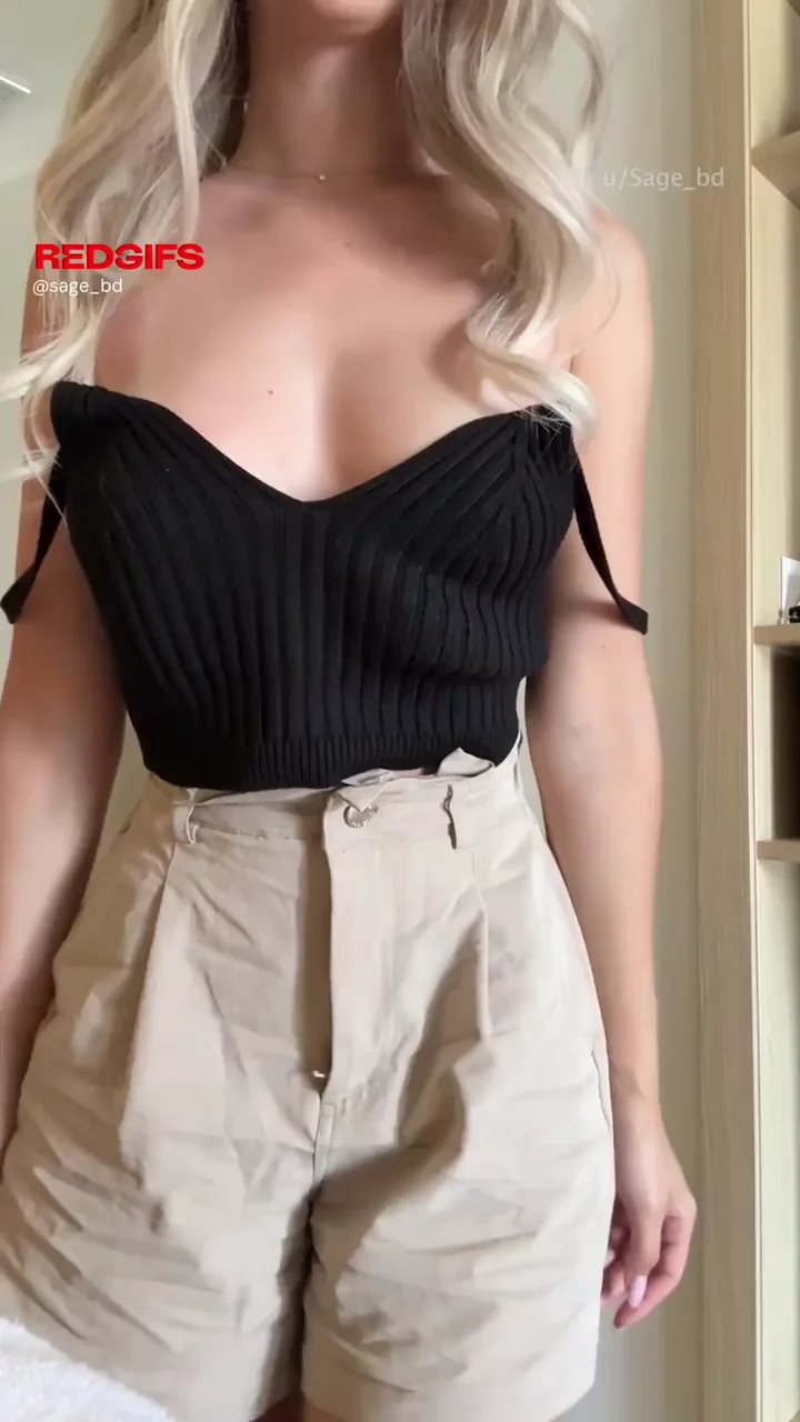 Natural perky tits on a tight body
