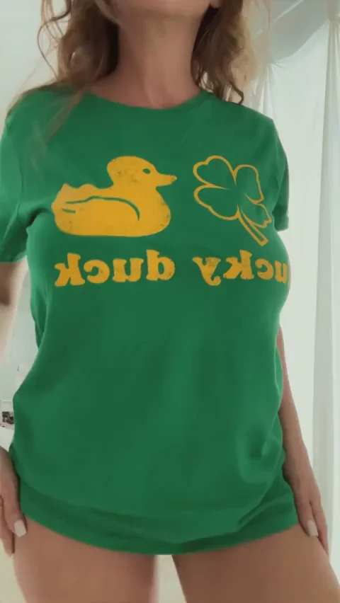 Morning 🍀 Duck Fuck Tits Flash 💦