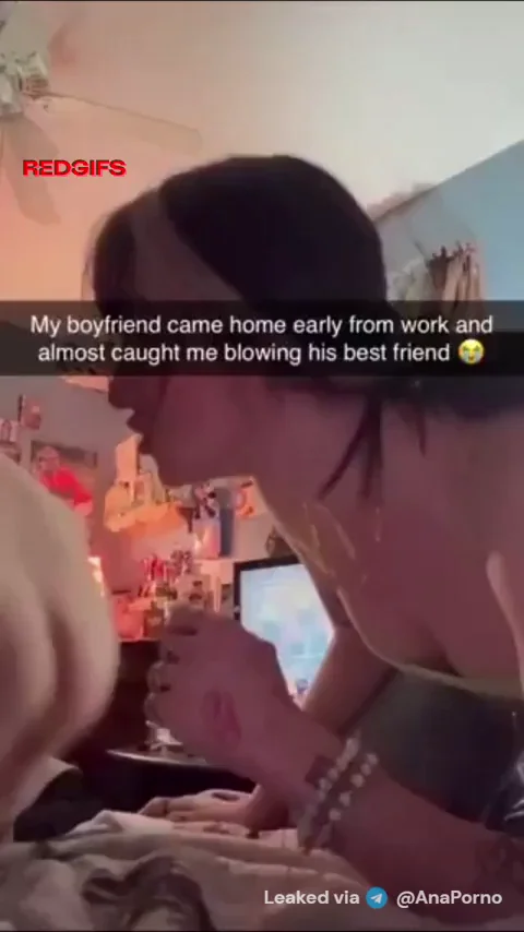 Boyfriend Catches Slutty GF Sucking Bestie's Dick 😈🍆💦