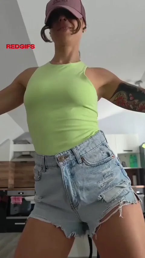 A little striptease for you while he is away...