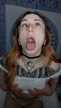 I want to watch you rub your hard cock until you burst all over my face and and tits.