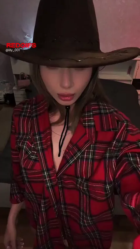 Petite Witch Slut Teases in Plaid & Witch Hat