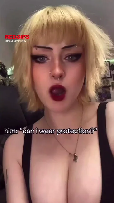 Goth Babe's Hypnotic Big Tit Tease - Don't Blink!
