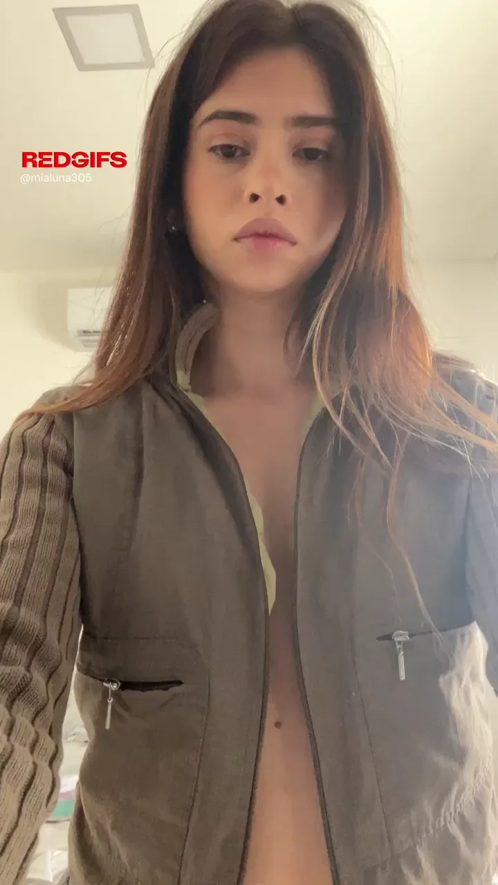 Petite Latina Teen's Post-Class Titty Drop Tease