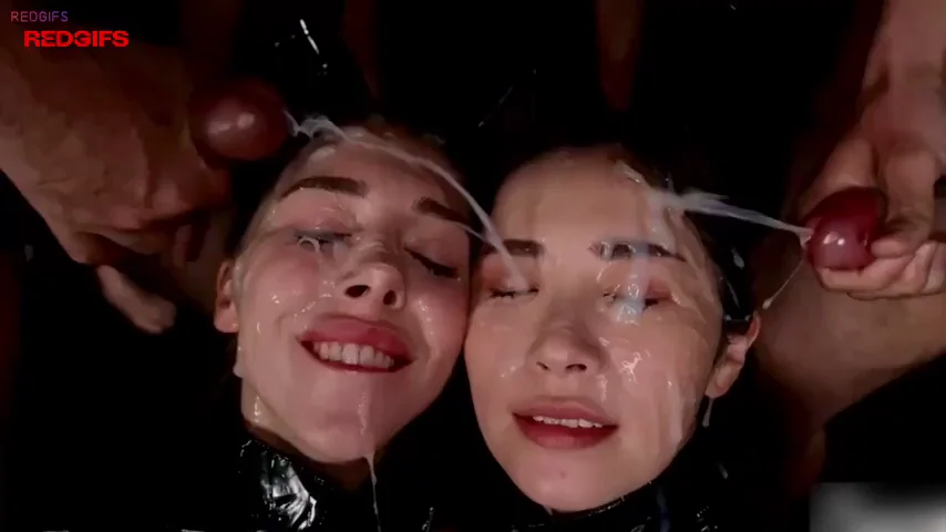 Asian Cumslut Sisters Drowned in Massive Bukkake Facial Frenzy