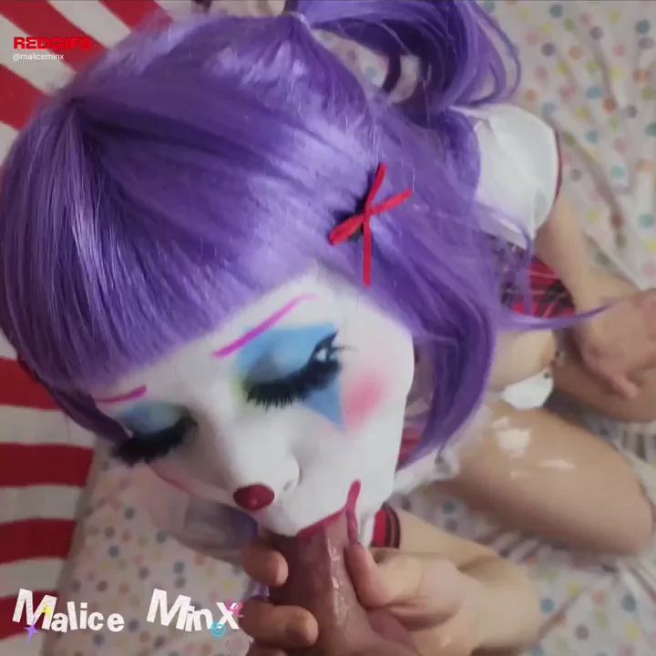 Clown Schoolgirl Sucks Cock to Skip Detention! 🤡🍆💦