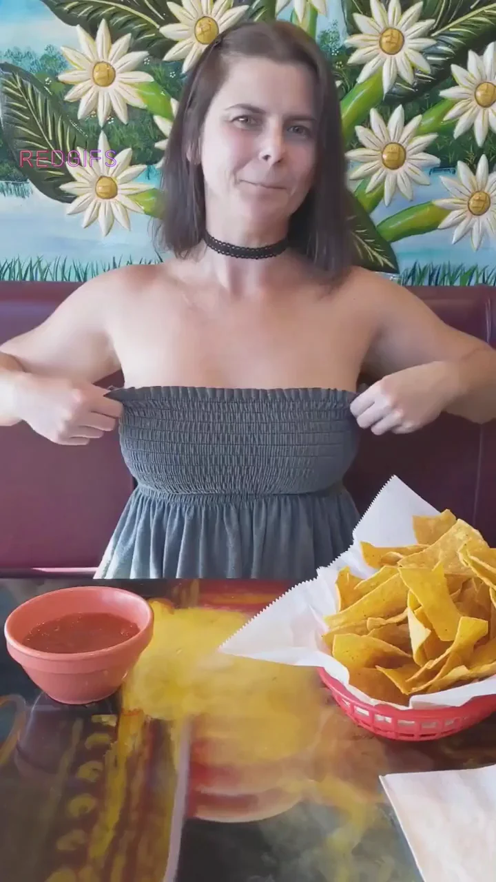 Got a little shy as I flash them at the restaurant