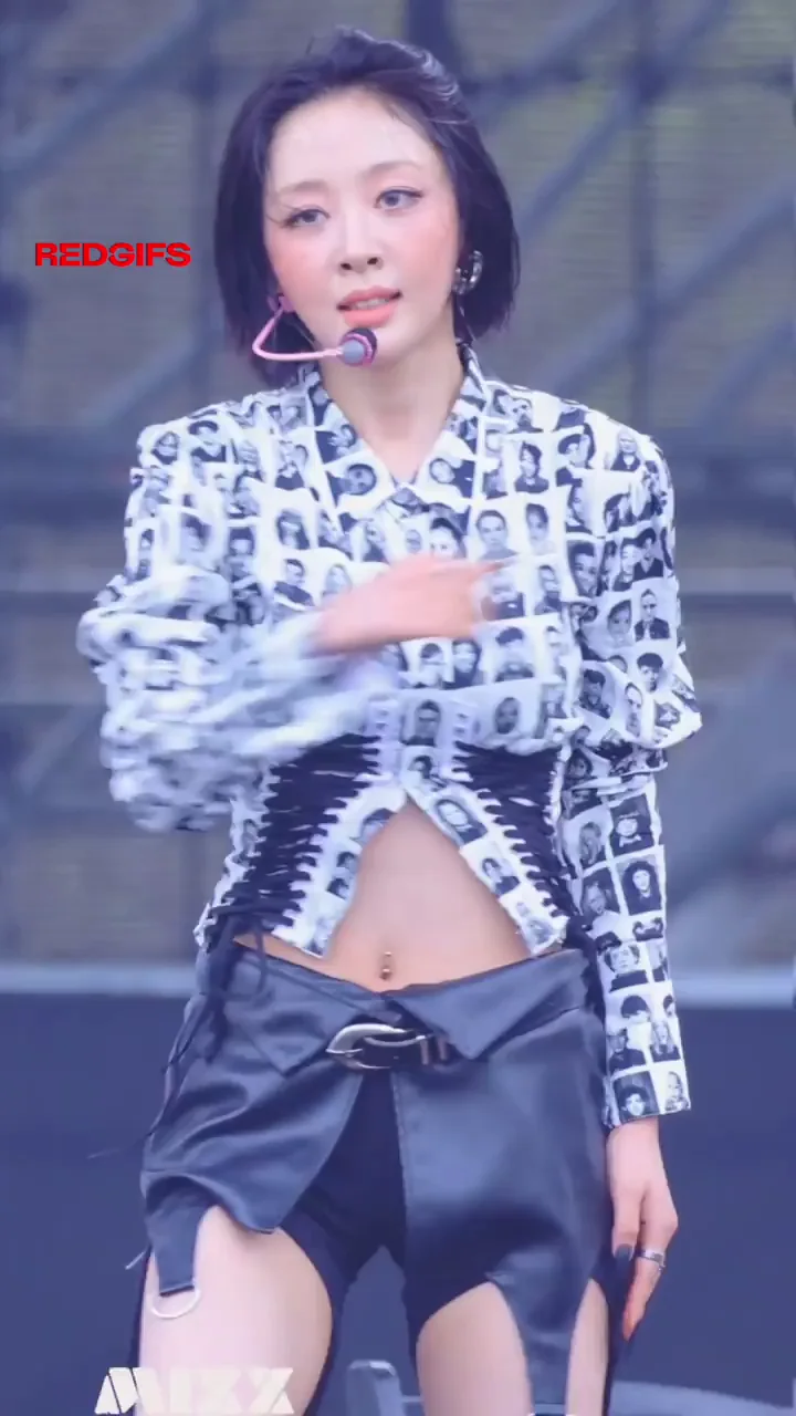 Yves' Slutty Camel Toe Tease in Ripped Leather Shorts