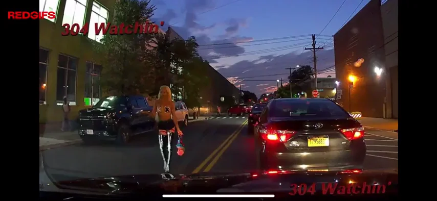 🔥 Roadside Whore Gets Fucked in Car 🚗💦