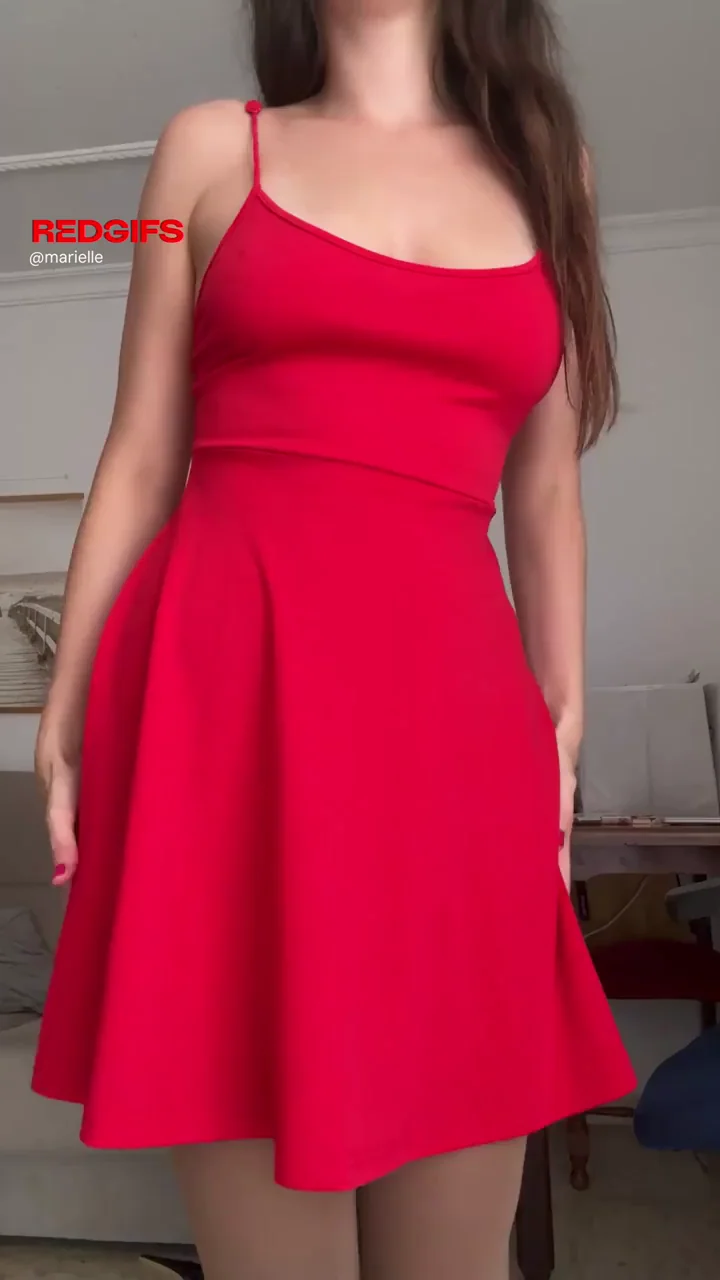Unusual but today I’m wearing nylons and panties under my dress