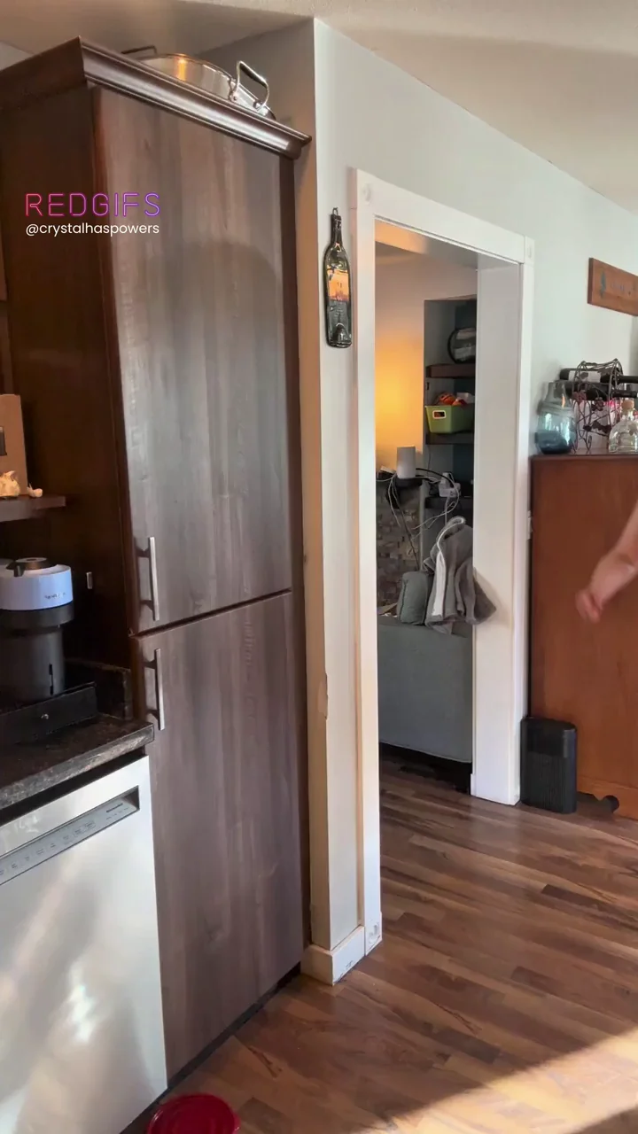 Real Mom's Slutty Micro Bikini Kitchen Tease