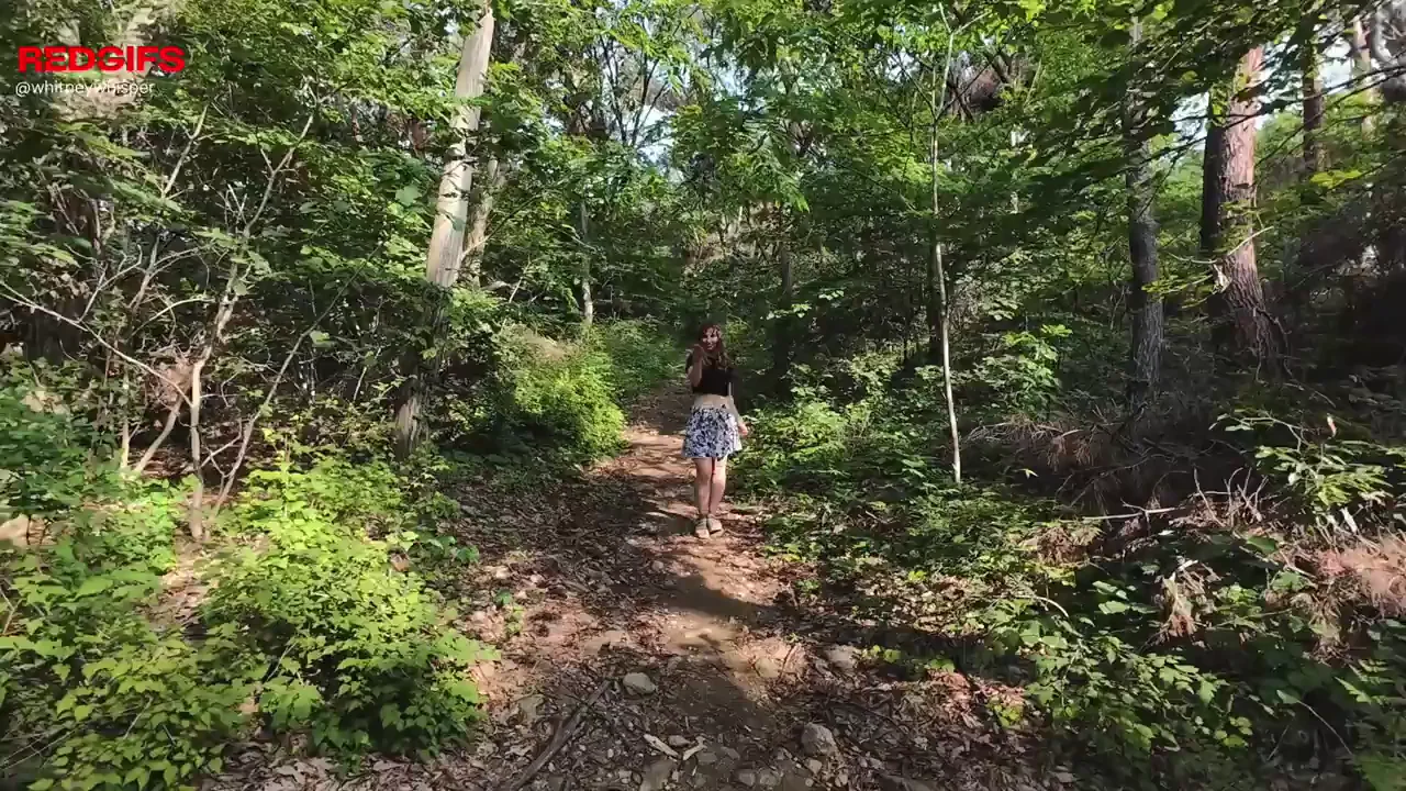 This was too pretty of a spot not to pull out my titties