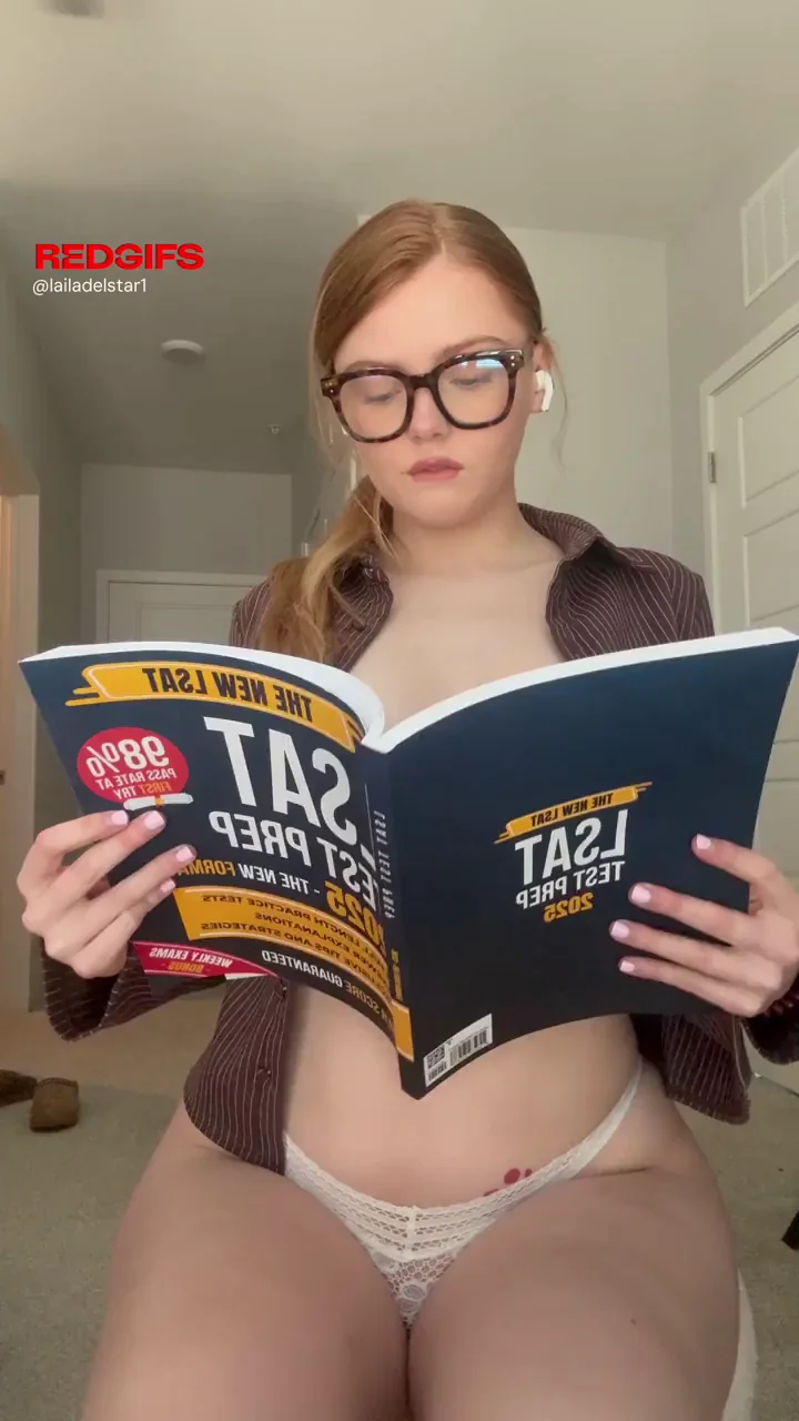 POV: Redhead Study Buddy Teases Her Juicy Ass & Tits 😈📚🔥