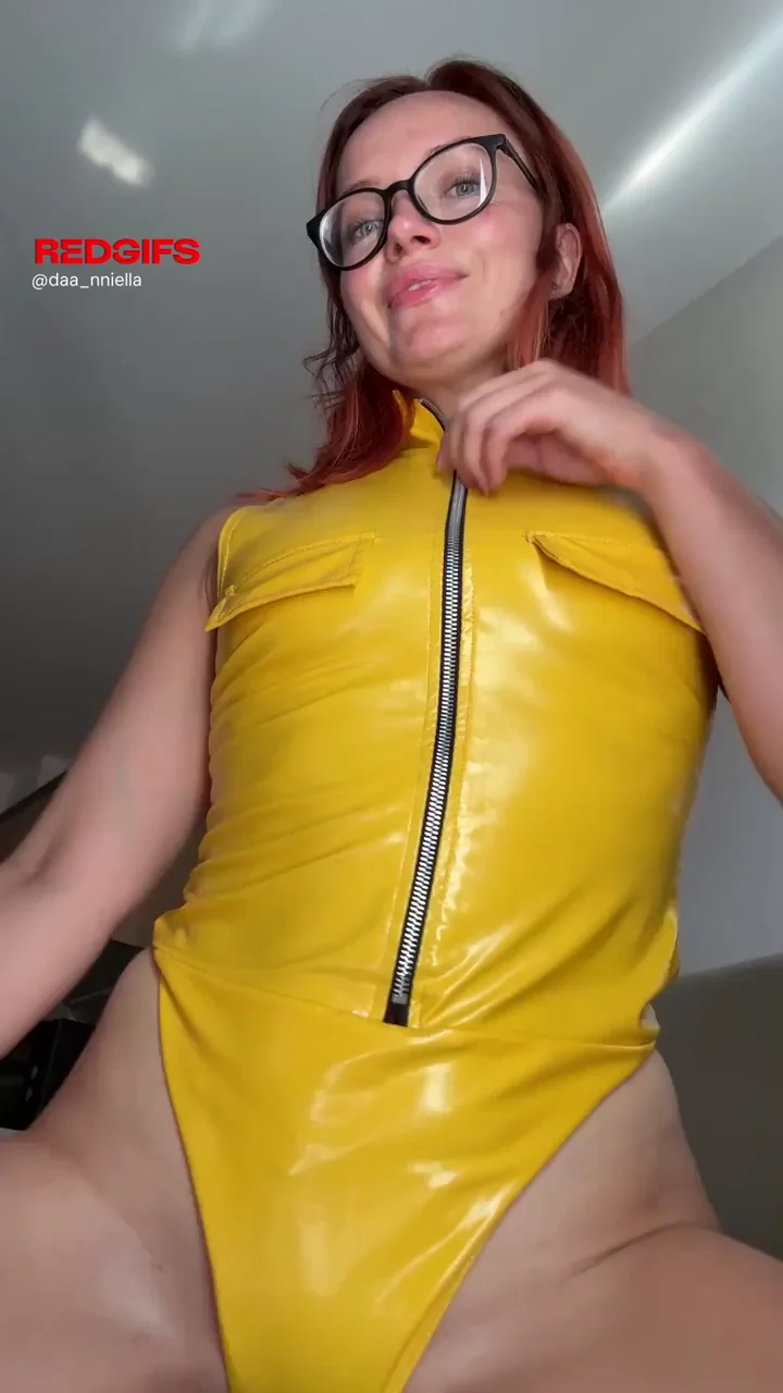 The redhead's boobs are back in action))