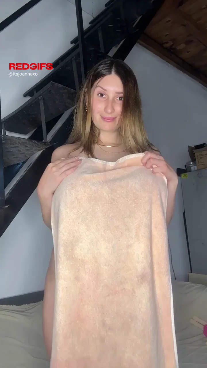 Worth the Wait: Busty MILF Teases with Massive Naturals Under Towel 😍💦