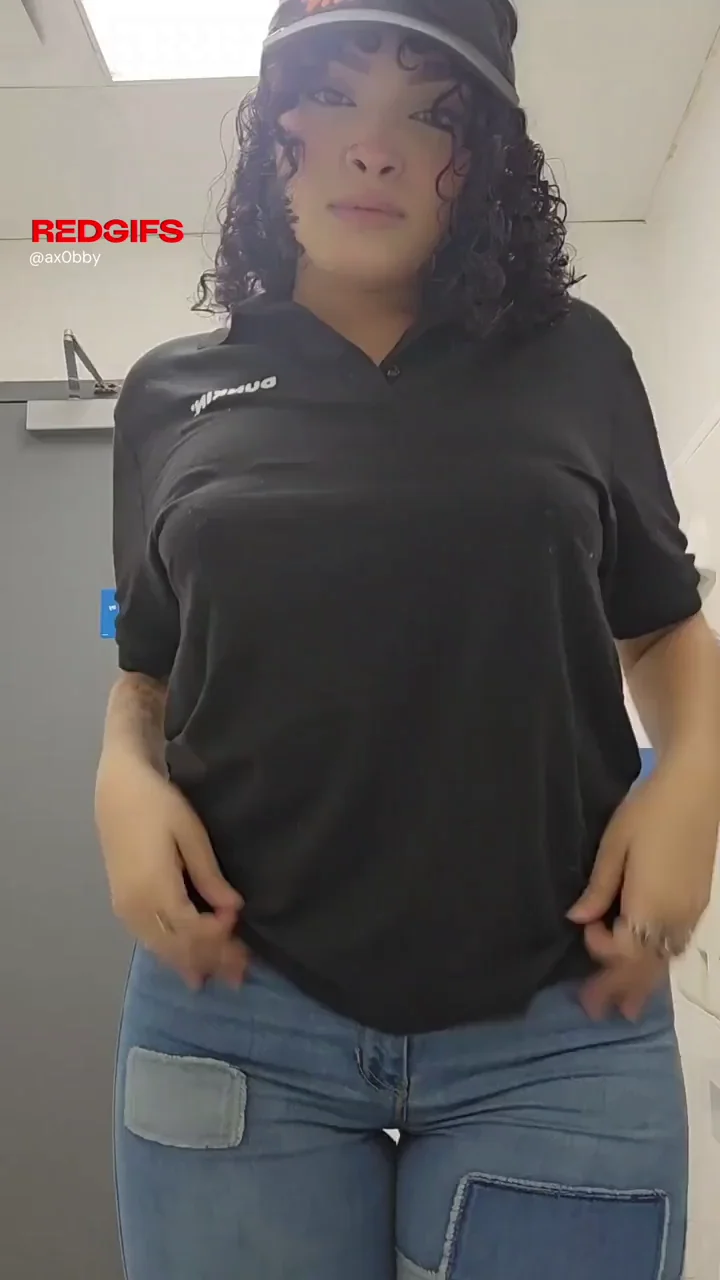 Thick Latina Barista's Secret Under Uniform Slutty Reveal 🔥🍑