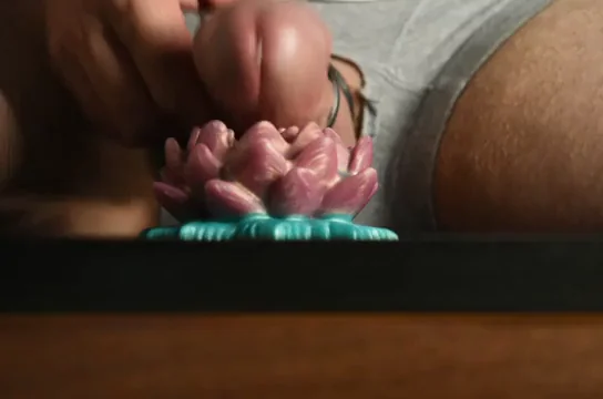 POV Stare Down Thick Cock Barrel as Massive Load Drips Out 💦🍆